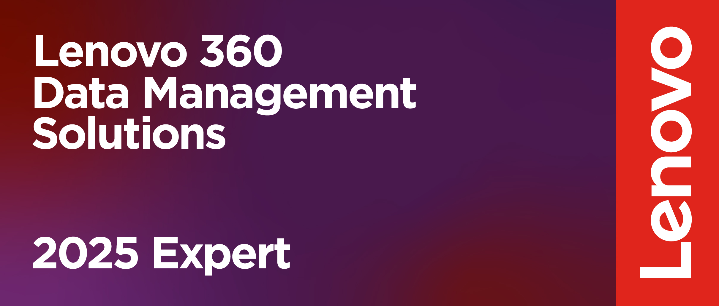 Lenovo360_Data Management Solutions_Expert_Emblem